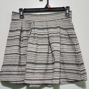 Freestyle Revolution Black and White Pleated Mini Skirt